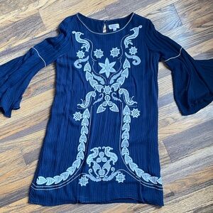 MSSP Navy Embellished Dress